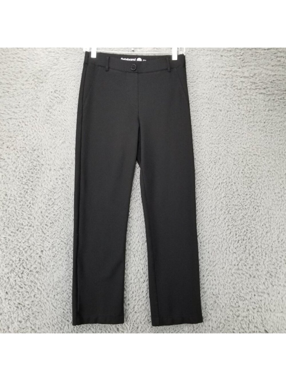 Betabrand Pants Womens Small Petite Black Stretch Minimalist Trouser *Read*